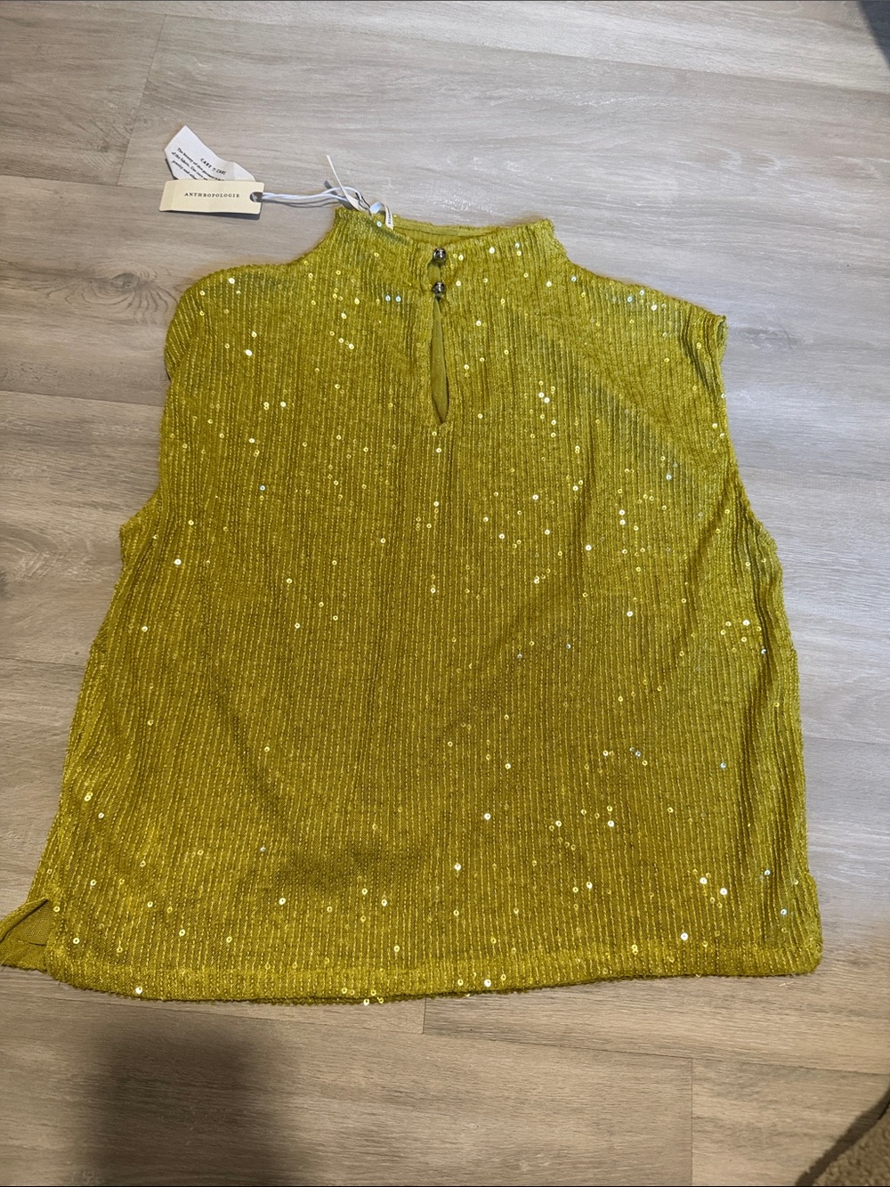 NWT ANTHROPOLOGIE TOP SIZE MEDIUM - Picture 4 of 5